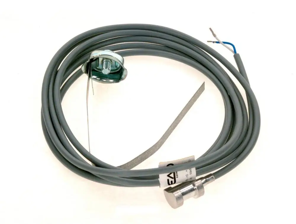 Rundkörper mit einem Anschlussdraht und einem Sensor, der für die Temperaturmessung in Heizungsanlagen von Bosch geeignet ist.